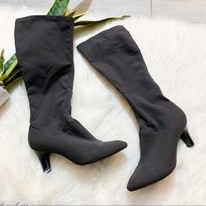 Alex Marie Gray Stitches Heel Tall Boots